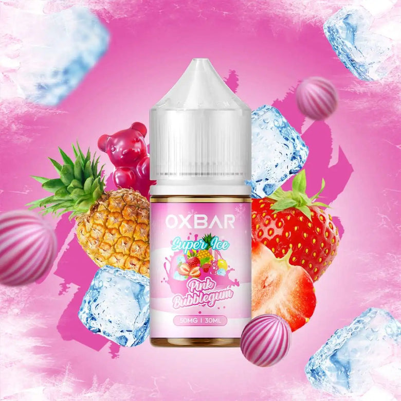 OXBAR Pink Bubblegum Ice Nic Salt 30ml – classic candy 35mg 55mg Pakistan
