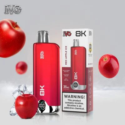 IVG Red Apple Ice 8000 Puffs Disposable Vape - price in Pakistan, Smokes Hub