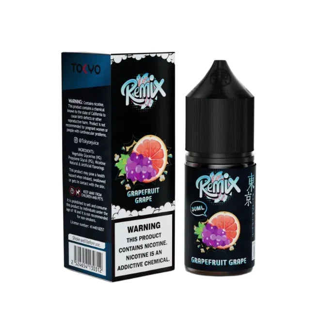 Tokyo Remix Grapefruit Grape 30ml by Tokyo – buy vape e-liquid at Smokes Hub Pakistan