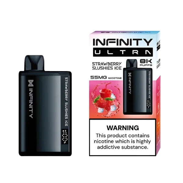 Infinity Strawberry Slushes Ice 8000 Puffs Disposable Vape - price in Pakistan, Smokes Hub