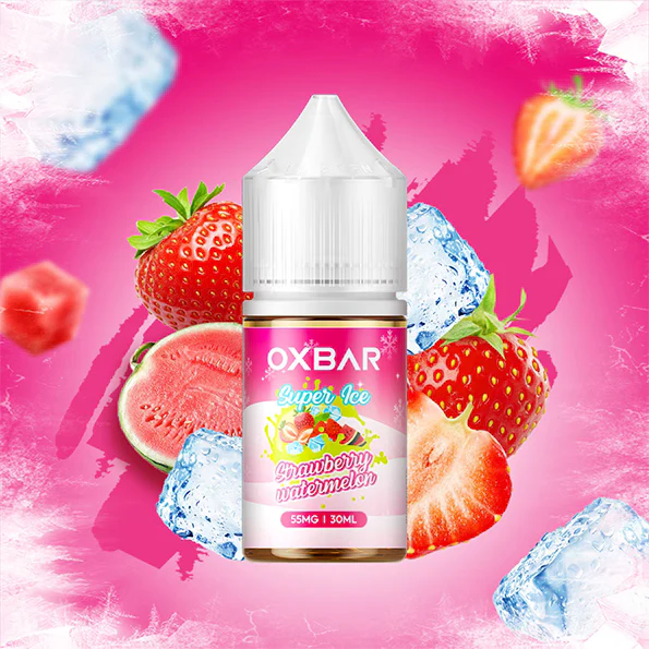 Oxbar Juices Strawberry Watermelon Nic Salt 30ml – no ice 35mg 55mg Pakistan