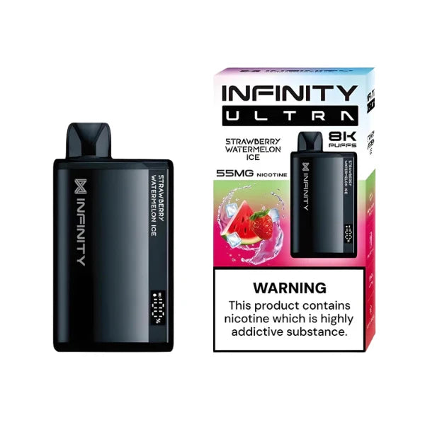 Infinity Strawberry Watermelon Ice 8000 Puffs Disposable Vape - price in Pakistan, Smokes Hub