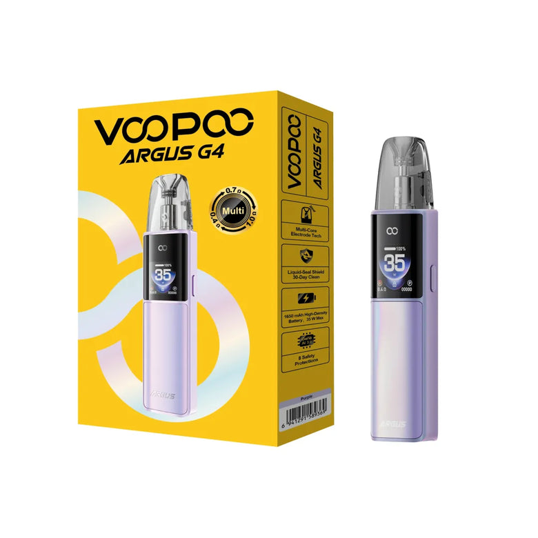 VOOPOO Argus G4 Pod Kit Purple colour — Multi-Ohm Cartridge 35W Pakistan