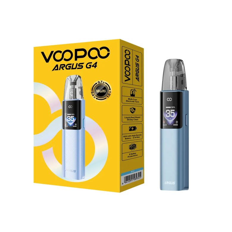 VOOPOO Argus G4 Pod Kit Blue colour — Multi-Ohm Cartridge 35W Pakistan