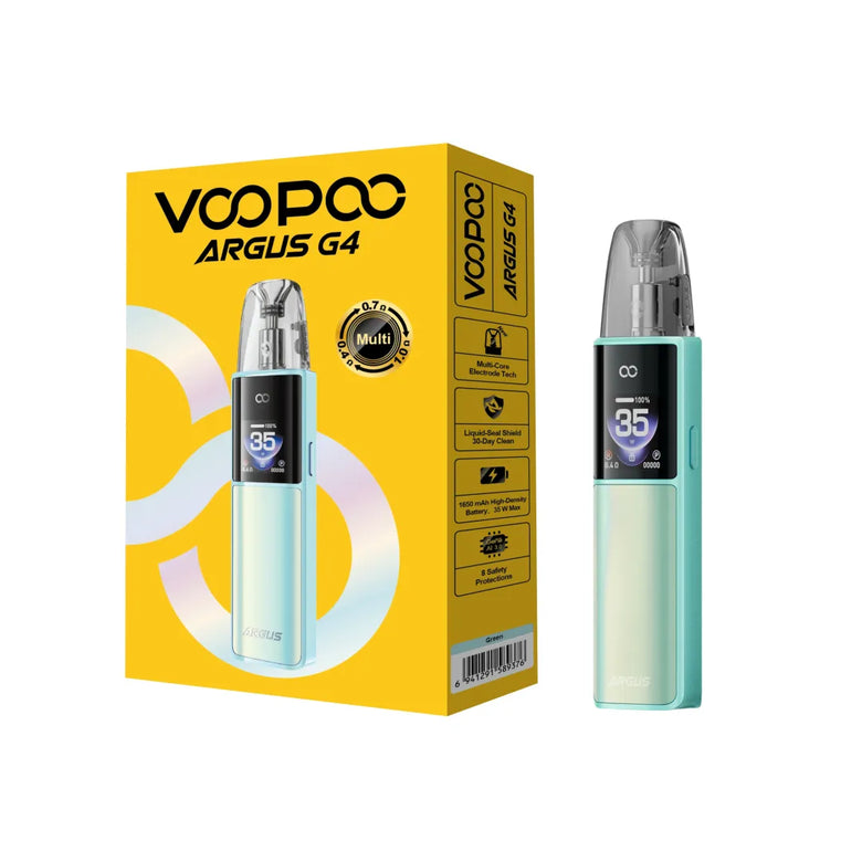 VOOPOO Argus G4 Pod Kit Green colour — Multi-Ohm Cartridge 35W Pakistan