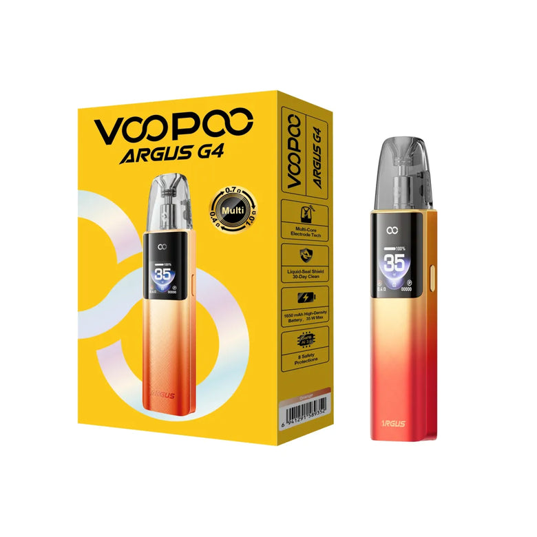 VOOPOO Argus G4 Pod Kit Orange colour — Multi-Ohm Cartridge 35W Pakistan