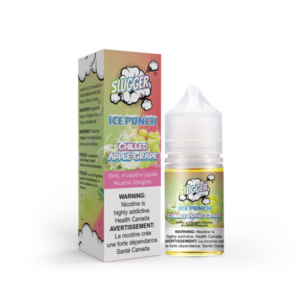 Slugger Ice Punch Chilled Apple Grape 30ml Nic Salt E-Liquid - price in Pakistan, Smokes Hub