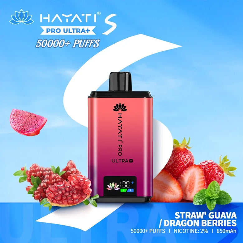 Hayati Pro Ultra Plus S 50000 puffs Fresh Mint flavour disposable vape
