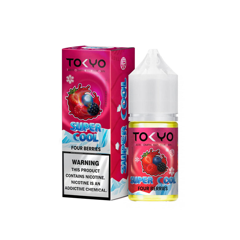 Tokyo Super Cool Four Berries E-Liquid Nic Salt E-Liquid 30ml - vape flavour, price in Pakistan, Smokes Hub