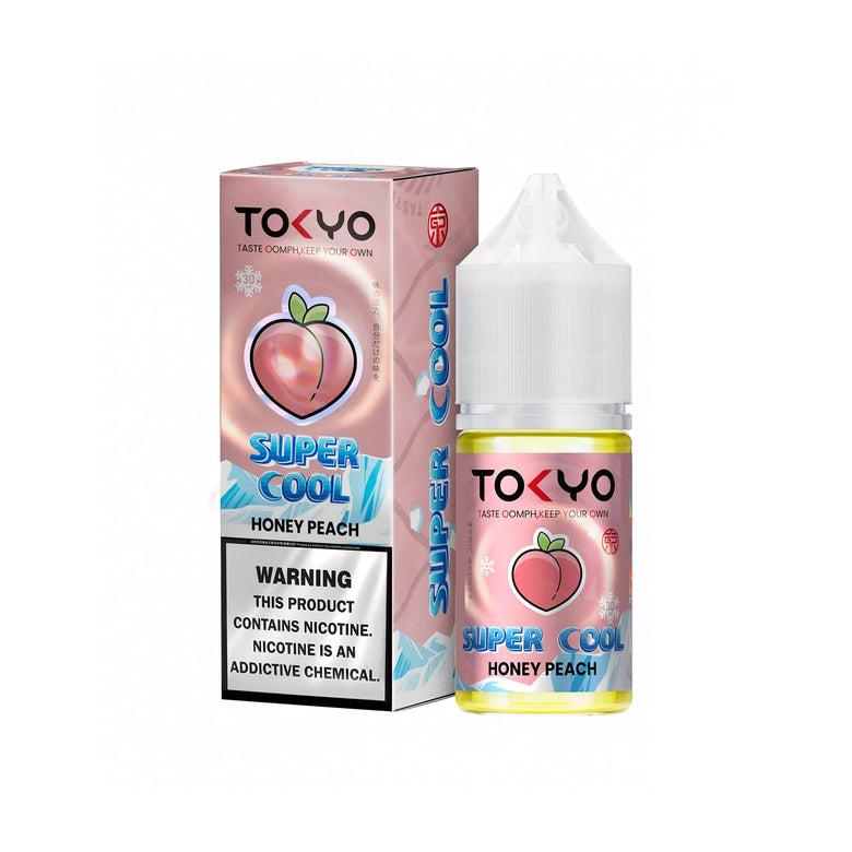 Tokyo Super Cool Honey Peach E-Liquid Nic Salt E-Liquid 30ml - vape flavour, price in Pakistan, Smokes Hub