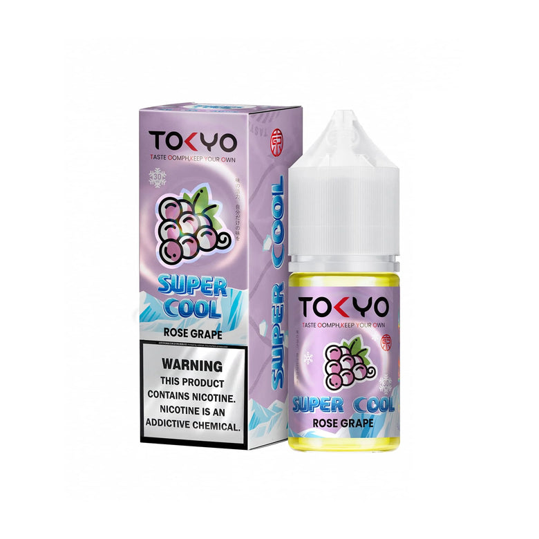 Tokyo Super Cool Rose Grape E-Liquid Nic Salt E-Liquid 30ml - vape flavour, price in Pakistan, Smokes Hub