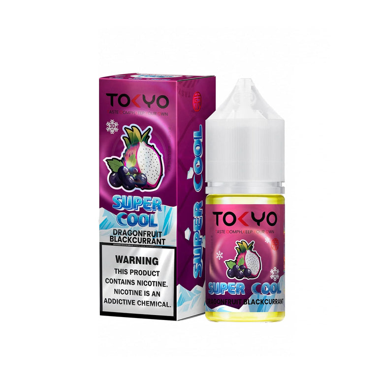 Tokyo Super Cool Dragon Fruit Blackcurrant E-Liquid Nic Salt E-Liquid 30ml - vape flavour, price in Pakistan, Smokes Hub