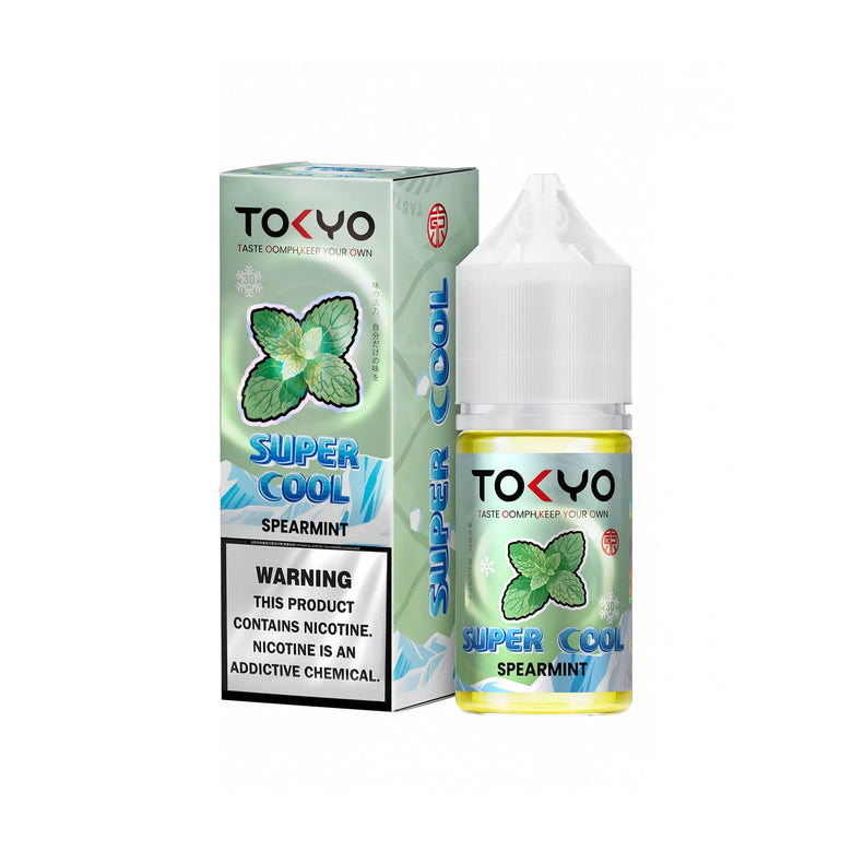 Tokyo Super Cool Spearmint E-Liquid Nic Salt E-Liquid 30ml - vape flavour, price in Pakistan, Smokes Hub