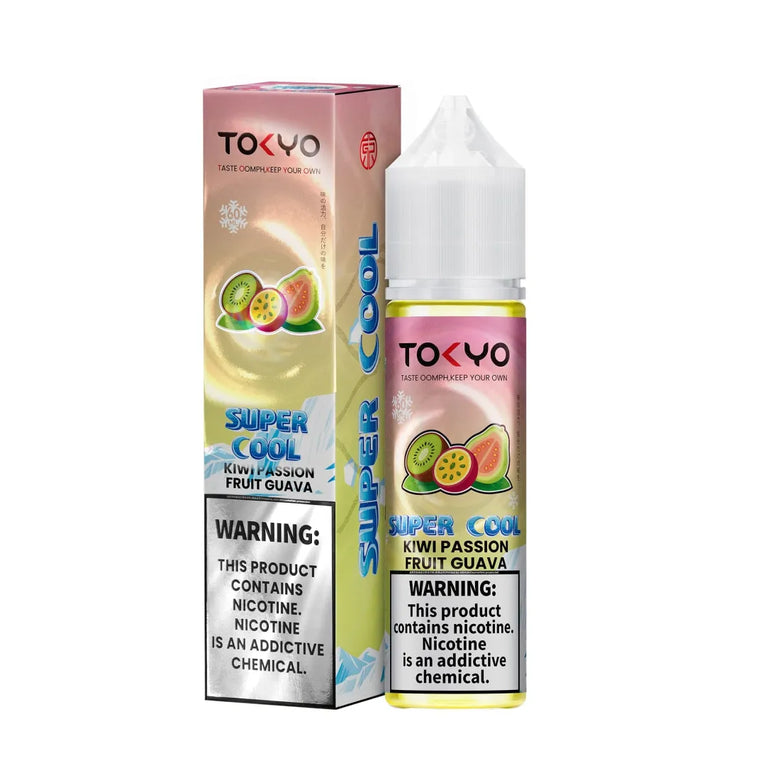 Super Cool Kiwi Passionfruit Guava E-Liquid 60ML