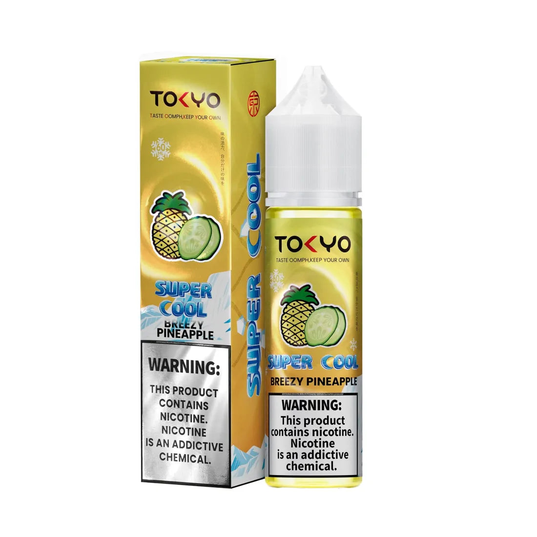 Super Cool Breezy Pineapple E-Liquid 60ML