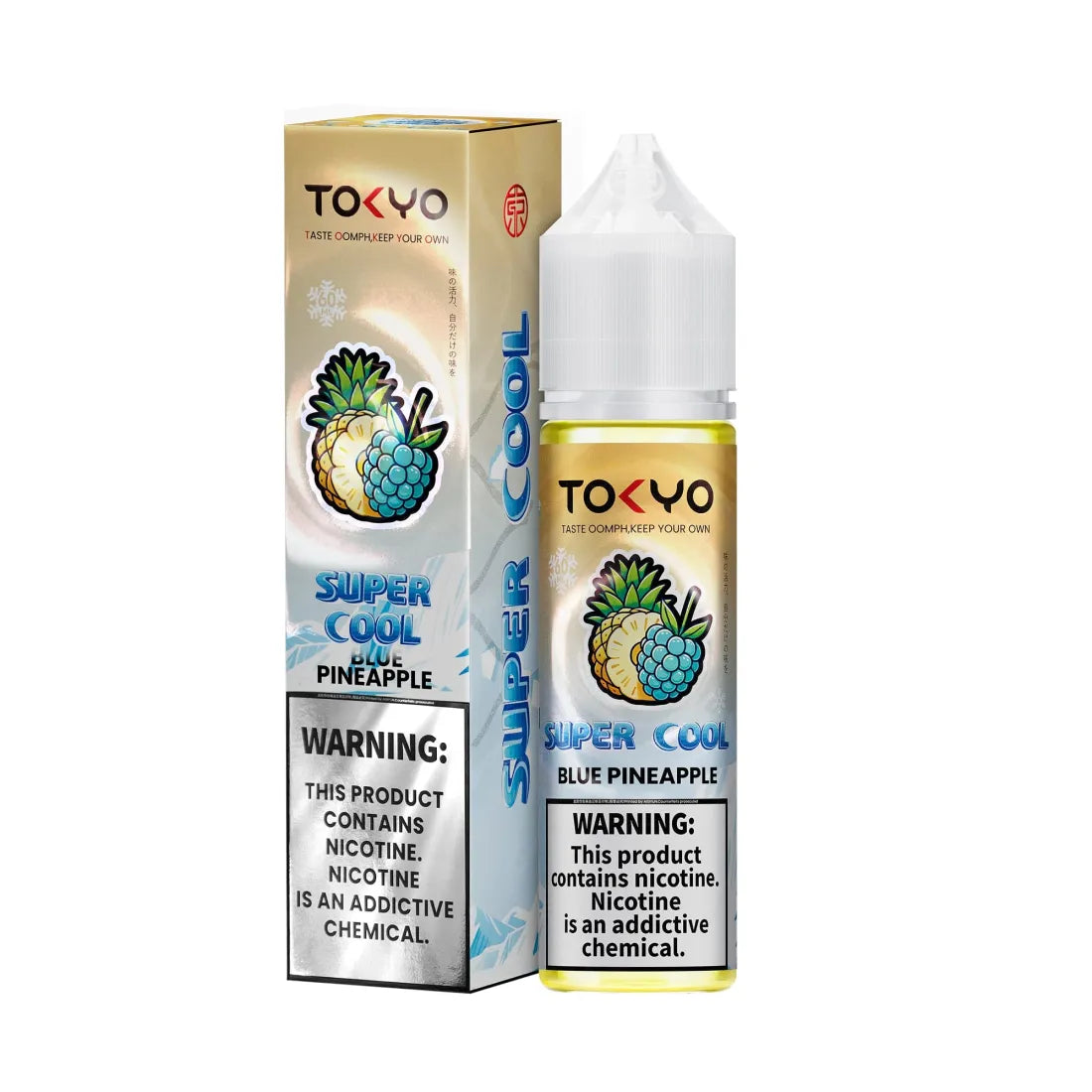 Super Cool Blue Pineapple E-Liquid 60ML