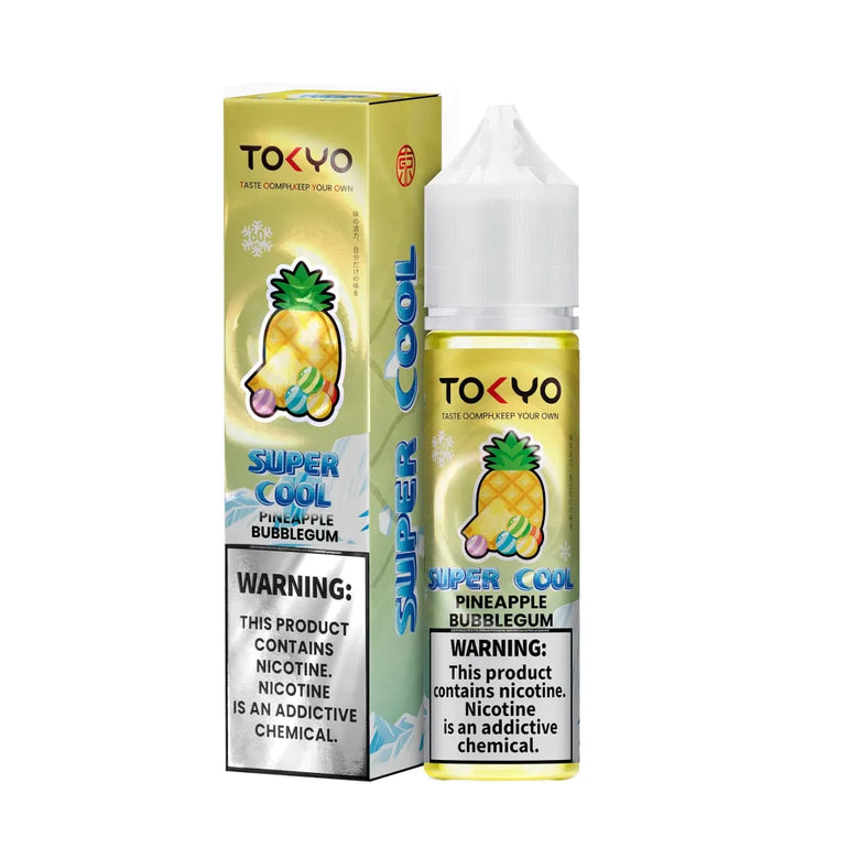 Super Cool Pineapple Bubblegum E-Liquid 60ML