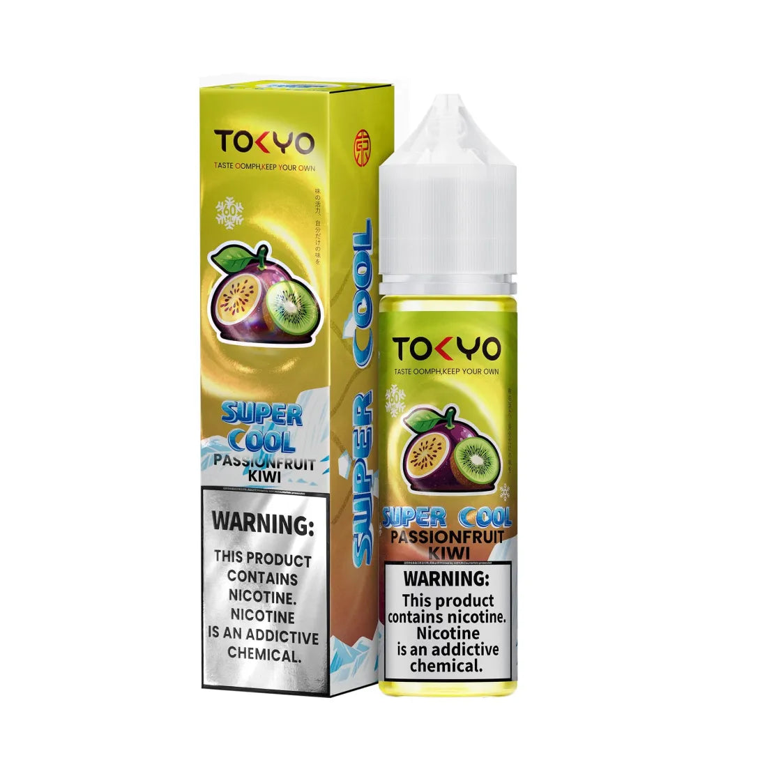 Super Cool Passionfruit Kiwi E-Liquid 60ML
