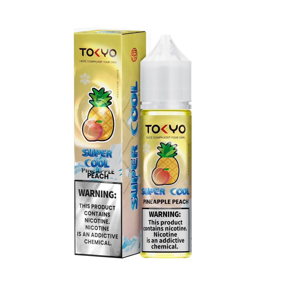 Super Cool Pineapple Peach E-Liquid 60ML