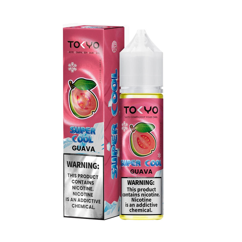 Tokyo Super Cool Guava E-Liquid Freebase E-Liquid 60ml - vape flavour, price in Pakistan, Smokes Hub