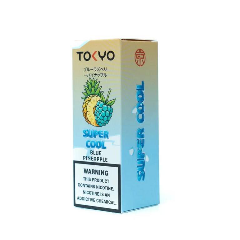 Tokyo Super Cool Blue Pineapple Nic Salt E-Liquid 30ml - vape flavour, price in Pakistan, Smokes Hub