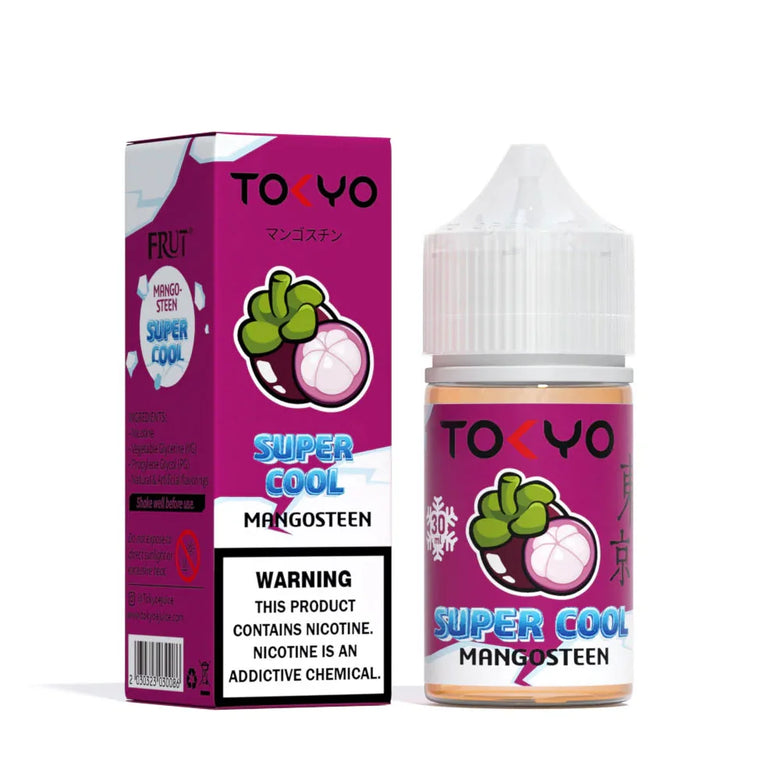 Tokyo Super Cool Mangosteen Nic Salt E-Liquid 30ml - vape flavour, price in Pakistan, Smokes Hub