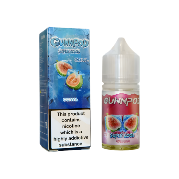 Gunnpod Super Cool Guava Ice 30ml Nic Salt E-Liquid - price in Pakistan, Smokes Hub