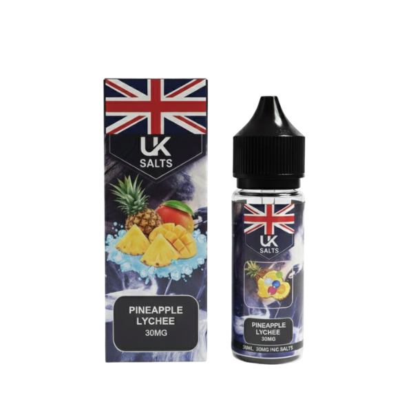 UK Salt Pineapple Lychee Nic Salt 30ml - vape flavour, price in Pakistan, Smokes Hub