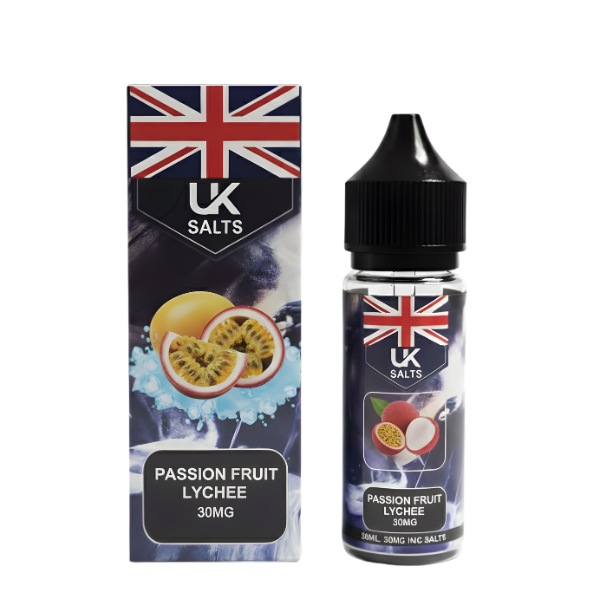 UK Salt Passion Fruit Lychee Nic Salt 30ml - vape flavour, price in Pakistan, Smokes Hub
