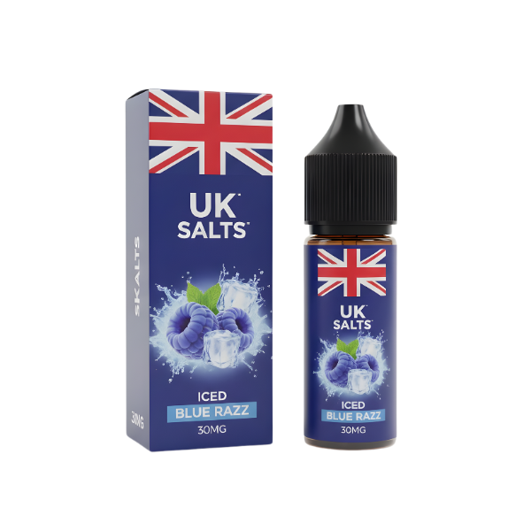UK Salt Iced Blue Razz Nic Salt 30ml - vape flavour, price in Pakistan, Smokes Hub