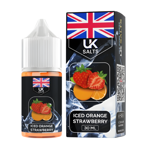 UK Salt Iced Orange Strawberry Nic Salt 30ml - vape flavour, price in Pakistan, Smokes Hub