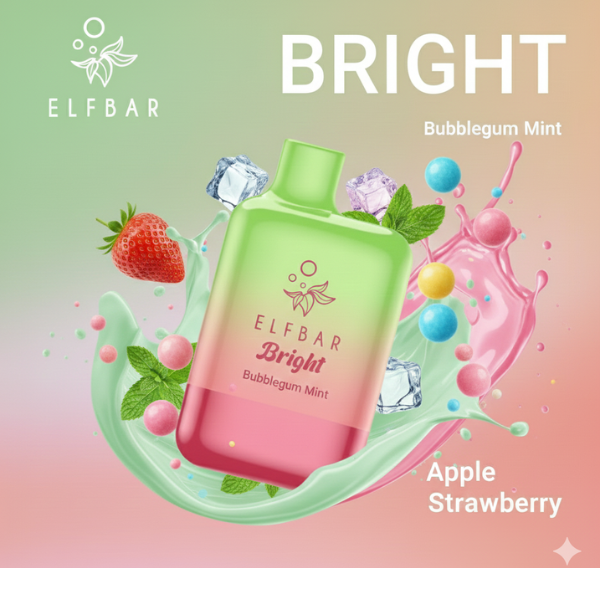 Elfbar Bright 6000 Puffs Disposable Vape - price in Pakistan, Smokes Hub