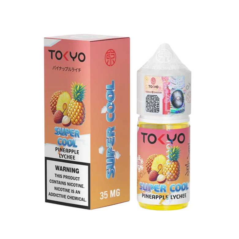 Tokyo Super Cool Pineapple Series Nic Salt E-Liquid 30ml - vape flavour, price in Pakistan, Smokes Hub