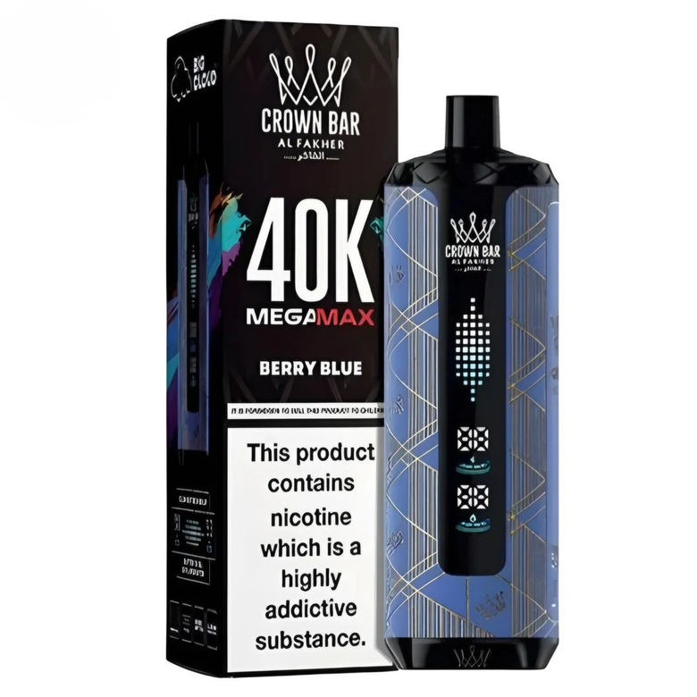 Al Fakher Mega Max Crown Bar 40000 Puffs disposable vape - price in Pakistan, Smokes Hub