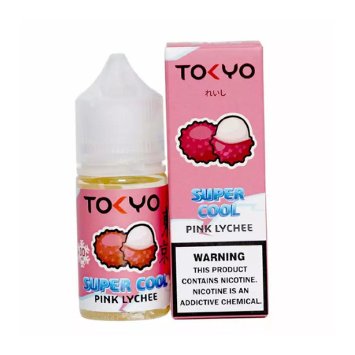 Tokyo Super Cool Pink Lychee Nic Salt E-Liquid 30ml - vape flavour, price in Pakistan, Smokes Hub