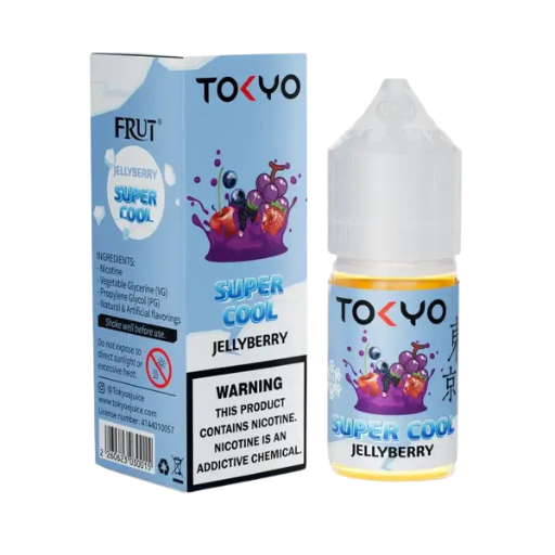 Tokyo Super Cool Jellyberry Nic Salt E-Liquid 30ml - vape flavour, price in Pakistan, Smokes Hub