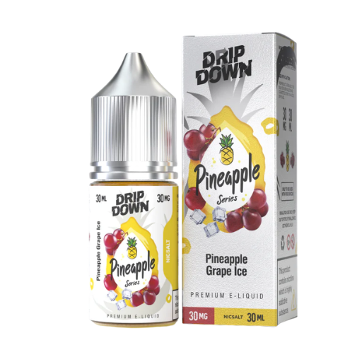 Drip Down Pineapple Grape Ice 30ml Nic Salt E-Liquid - price in Pakistan, Smokes Hub