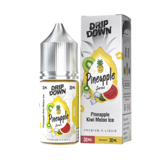 Drip Down Pineapple Kiwi Melon Ice 30ml Nic Salt E-Liquid - price in Pakistan, Smokes Hub