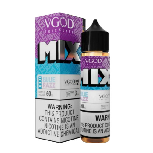 VGOD Iced Blue Razz 60ml Free Base E-Liquid - price in Pakistan, Smokes Hub