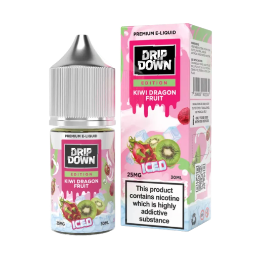 Drip Down Kiwi Dragon Fruit Ice 30ml Nic Salt E-Liquid - price in Pakistan, Smokes Hub
