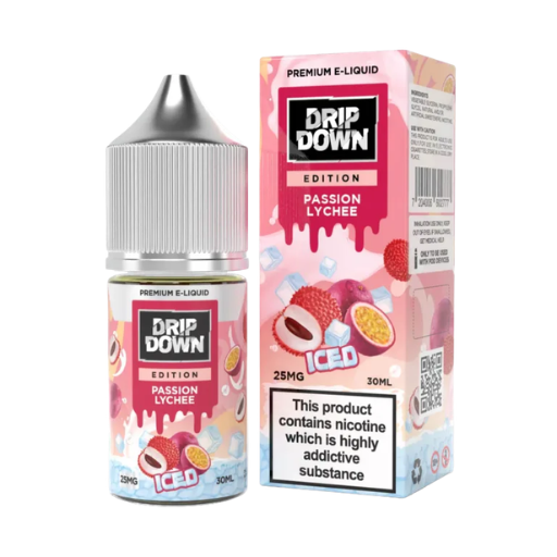 Drip Down Passion Lychee Ice 30ml Nic Salt E-Liquid - price in Pakistan, Smokes Hub