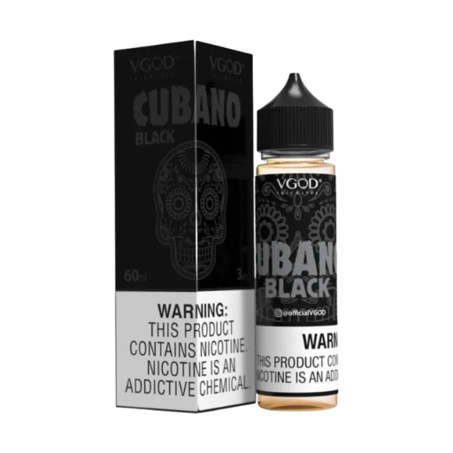 VGOD Cubano Black 60ml Free Base E-Liquid - price in Pakistan, Smokes Hub