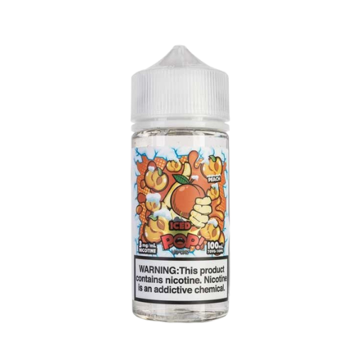 Iced Fruit Pop Peach 100ml Free Base E-Liquid - price in Pakistan, Smokes Hub