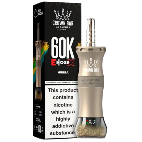 Crown Bar E-Hose X Hubba 60000 Puffs – candy bubblegum shisha disposable vape buy online