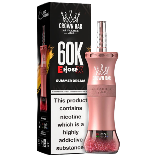 Al Fakher Crown Bar 60000 Puffs Summer Dream – tropical fruit disposable hookah vape