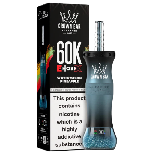 Crown Bar E-Hose X Watermelon Pineapple – 60000 puffs tropical hookah vape Pakistan