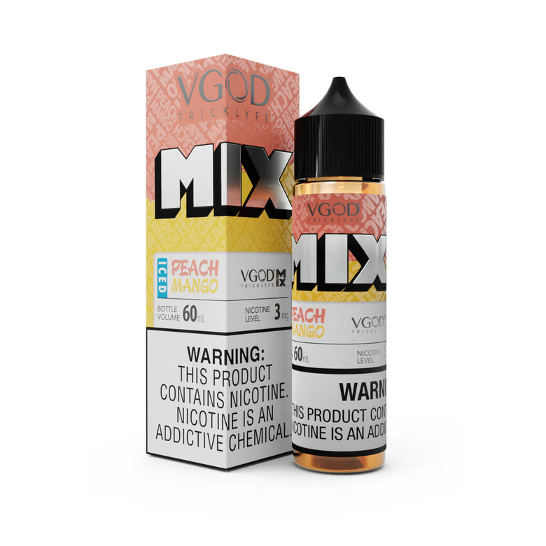 VGOD Iced Peach Mango 60ml Free Base E-Liquid - price in Pakistan, Smokes Hub