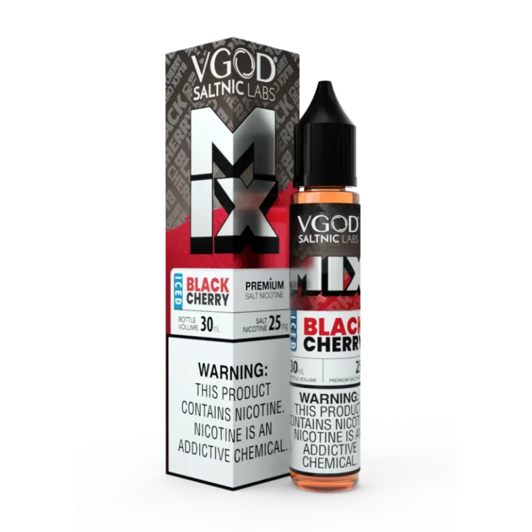 Vgod Salt Nic Mix Iced Black Cherry 30ml