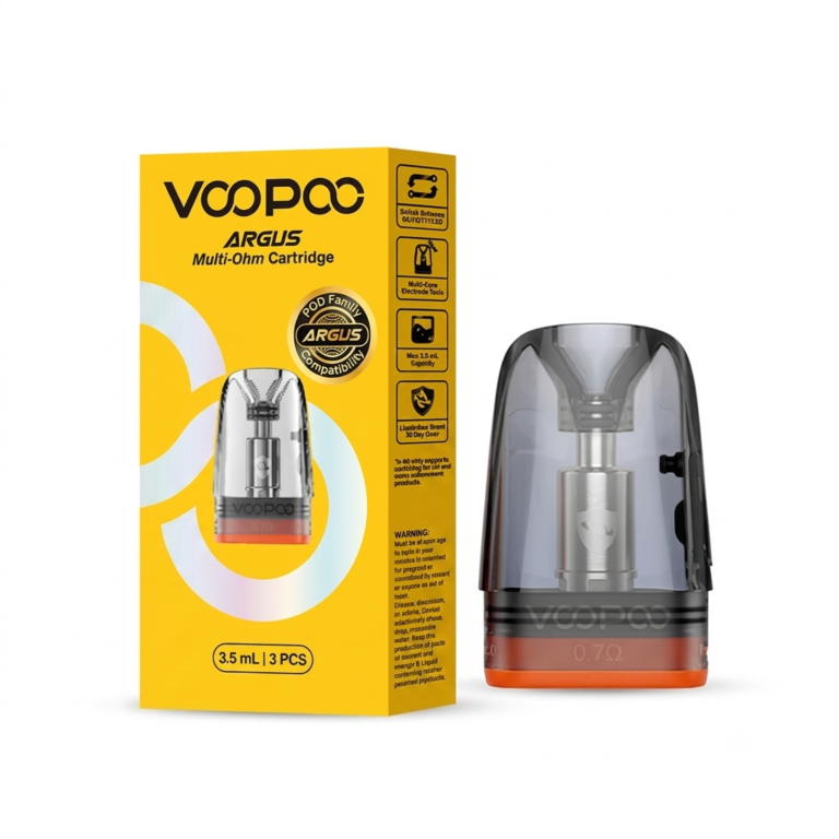 VOOPOO Argus Multi-Ohm Cartridge 3.5ml Replacement Pod - price in Pakistan, Smokes Hub