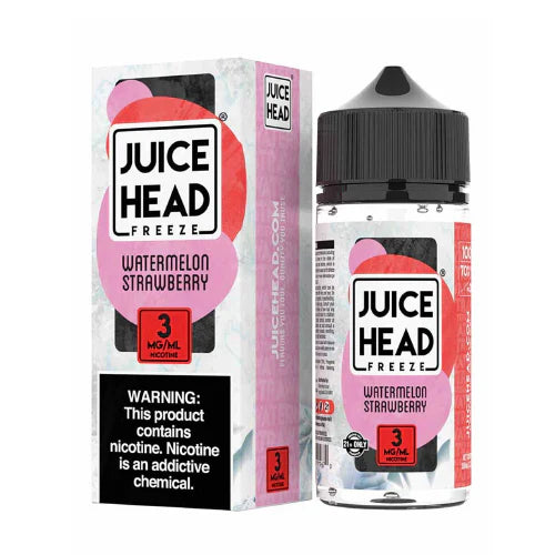 Juice Head Watermelon Strawberry Extra Freeze 100ml Free Base E-Liquid - price in Pakistan, Smokes Hub